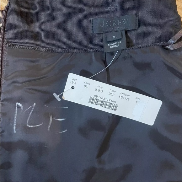 NWT J CREW Collection Calf Hair Leather Slight A Line  Skirt Sz 6 03983 RARE! - Picture 5 of 7